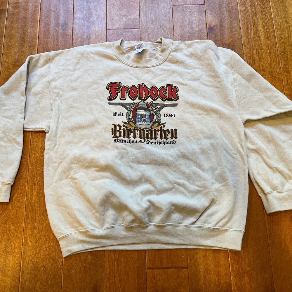 German Berr Stien Crew Neck Sweatshirt Unisex XL